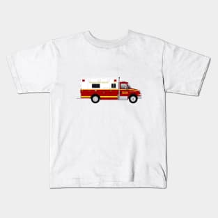 Hialeah Fl. Fire Rescue Ambulance Kids T-Shirt